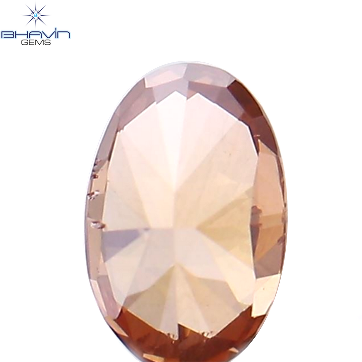 0.18 CT Natural Oval Diamond Enhanced Pink Color Clarity SI1 (4.18 MM)