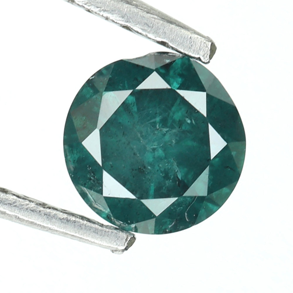 0.25 CT Natural Round Diamond Enhanced Blue Color Clarity I3 (3.93 MM)