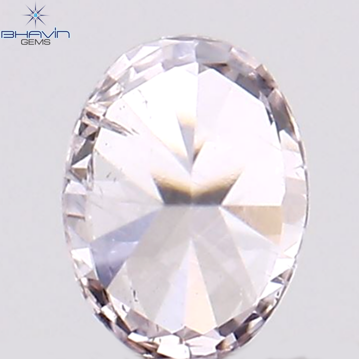0.08 CT Natural Oval Diamond Pink Color Clarity VS2 (2.97 MM)