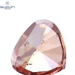 0.14 CT Heart Shape Enhanced Pink Color Natural Loose Diamond SI2 Clarity (3.38 MM)