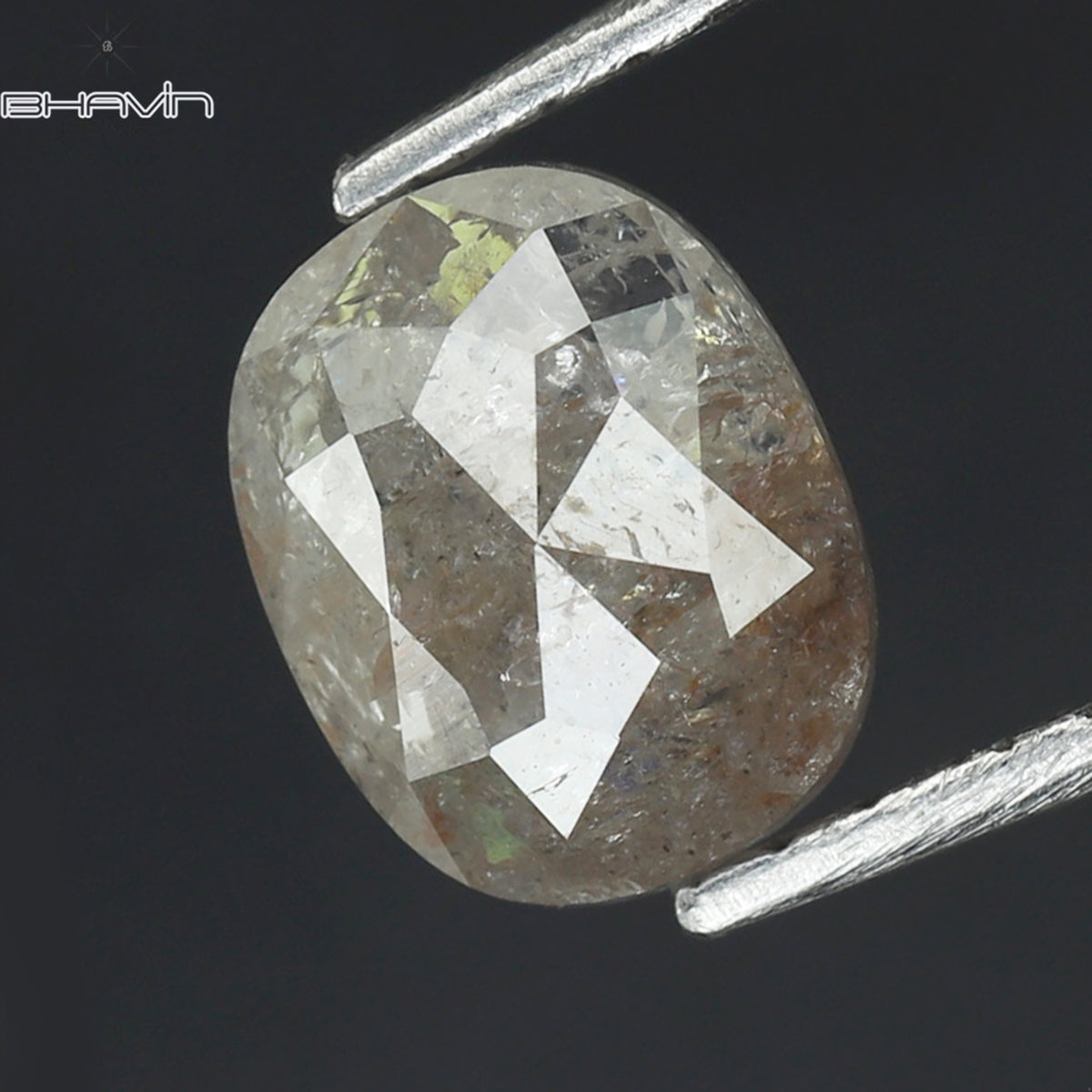 1.04 CT Natural Oval Diamond White Milky Color Clarity I3 (6.70 MM)