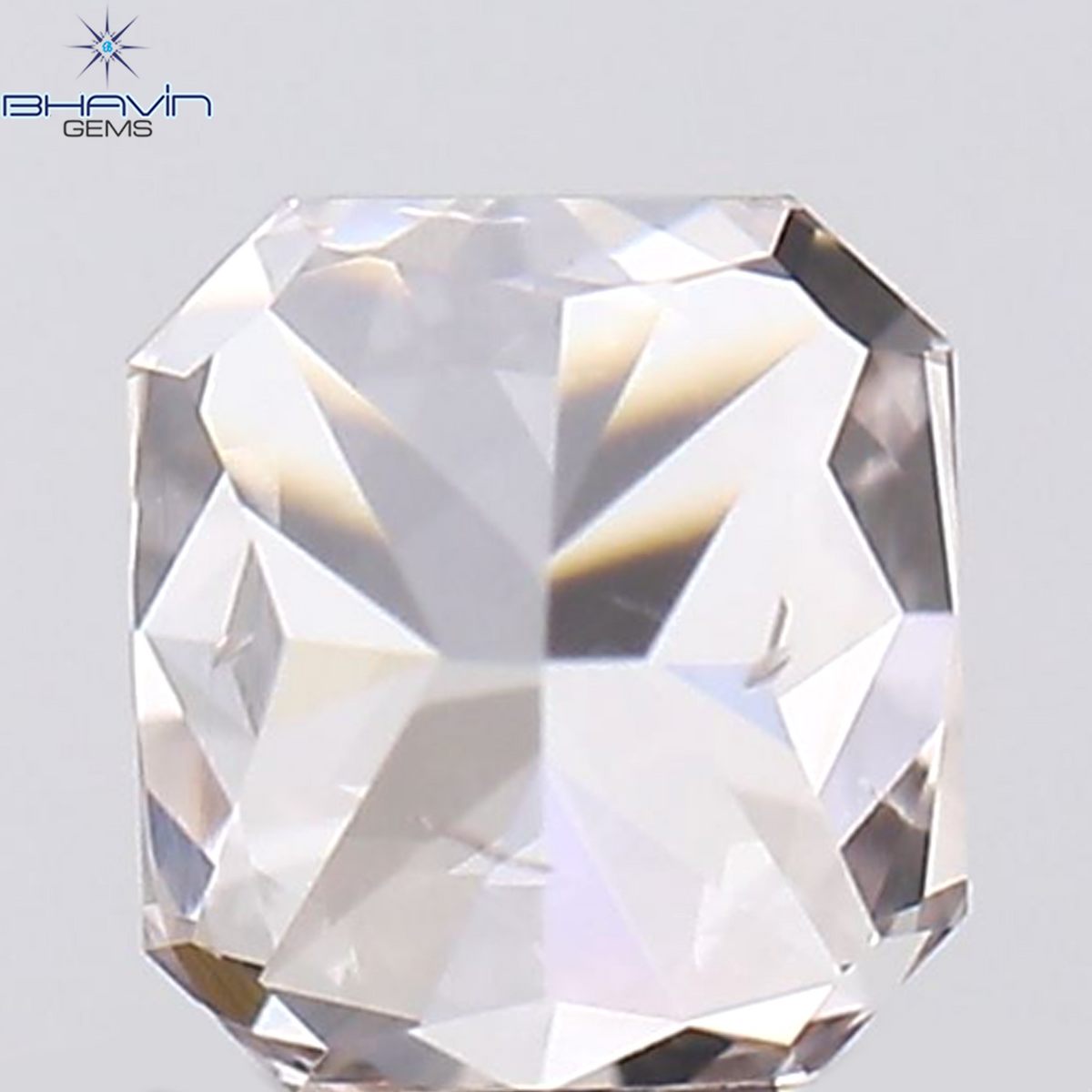 0.15 CT Natural Radiant Diamond Pink Color Clarity VS2 (3.10 MM)
