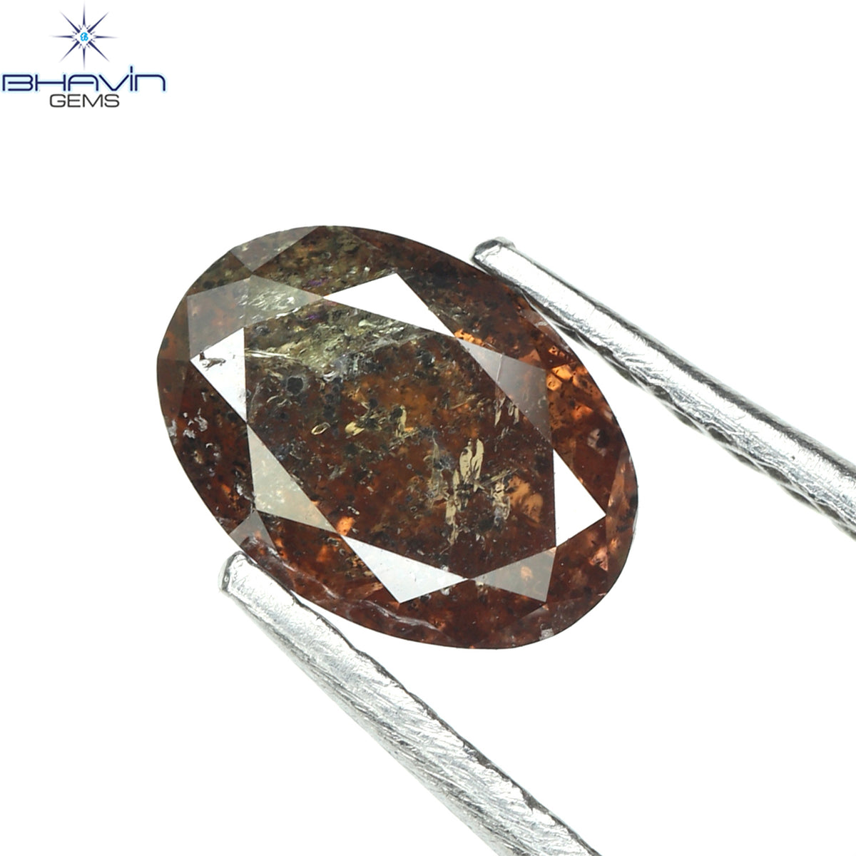 0.84 CT Natural Oval Diamond Enhanced Pink Color Clarity I3 (6.68 MM)