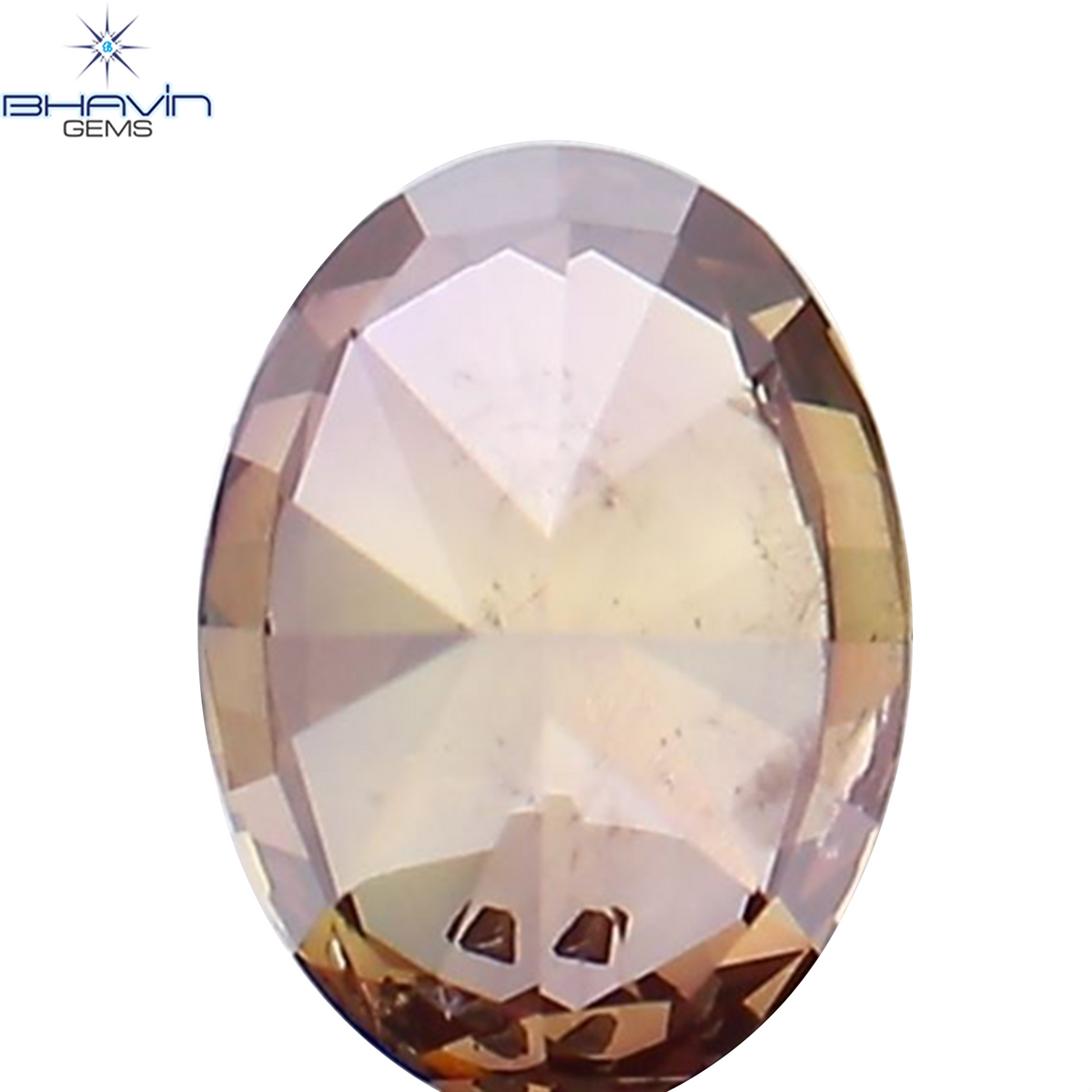 0.31 CT Natural Oval Diamond Enhanced Pink Color Clarity SI1 (4.78 MM)