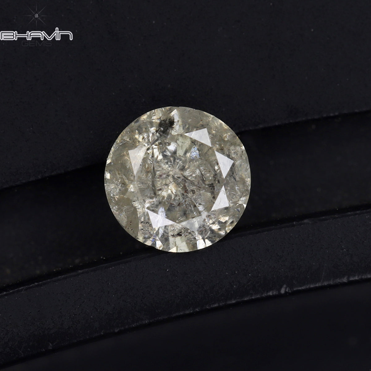 0.37 CT Natural Round Diamond White Color Clarity I3 (4.62 MM)