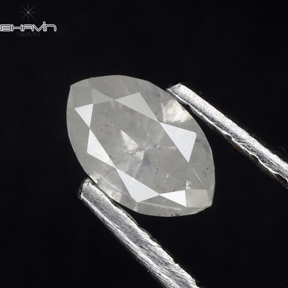 0.22 CT マーキス シェイプ ナチュラル ルース ダイヤモンド ホワイト カラー I3 クラリティ (4.95 MM)