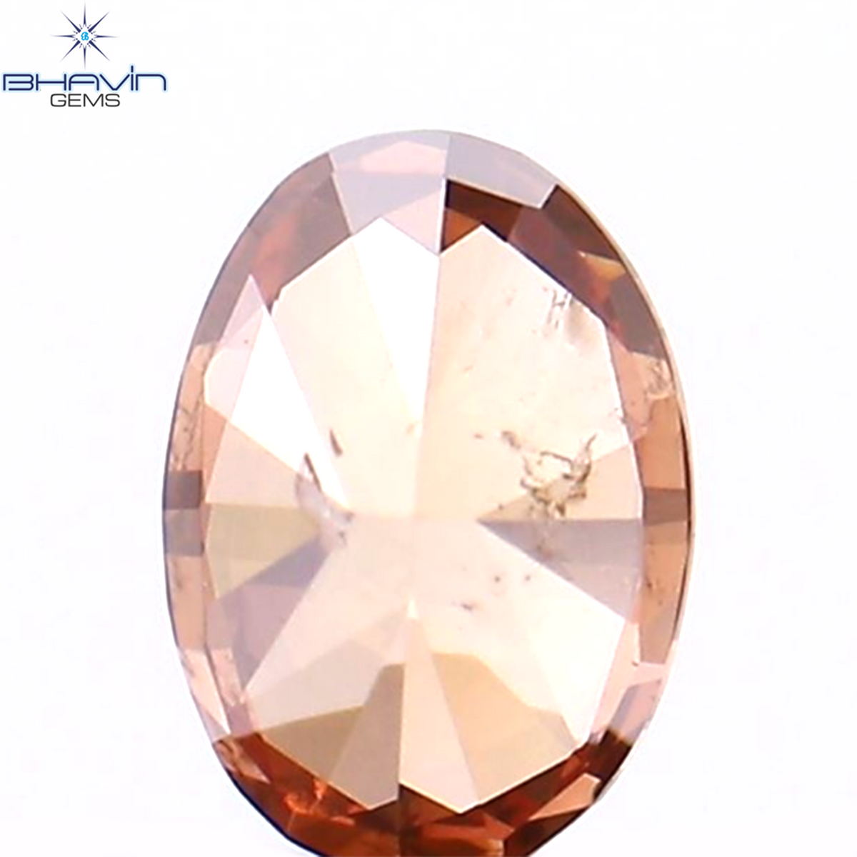 0.23 CT Natural Oval Diamond Enhanced Pink Color Clarity SI1 (4.40 MM)