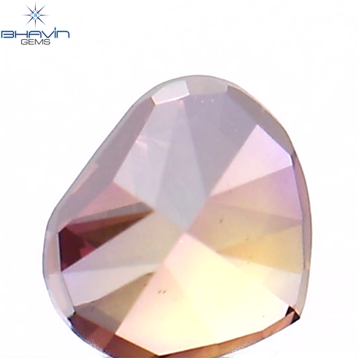 0.24 CT Natural Heart Diamond Enhanced Pink Color Clarity VS1 (3.73 MM)