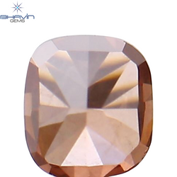 0.12 CT クッション シェイプ ナチュラル ルース ダイヤモンド 強化ピンク色 SI2 クラリティ (2.83 MM)