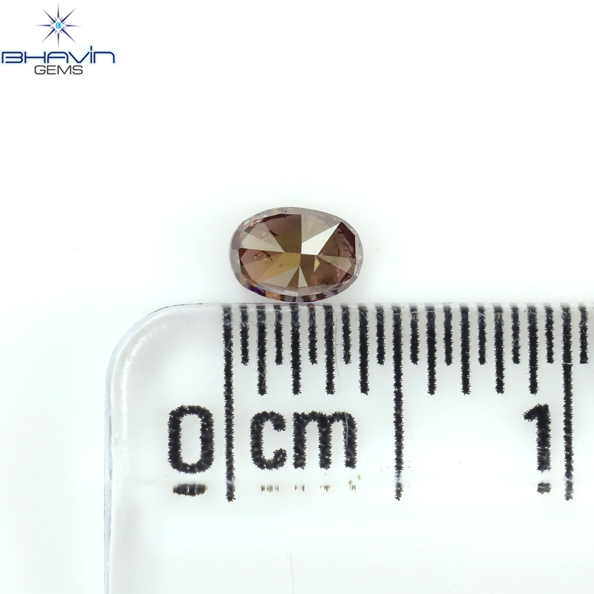 0.17 CT Natural Oval Diamond Enhanced Pink Color Clarity SI2 (3.94 MM)