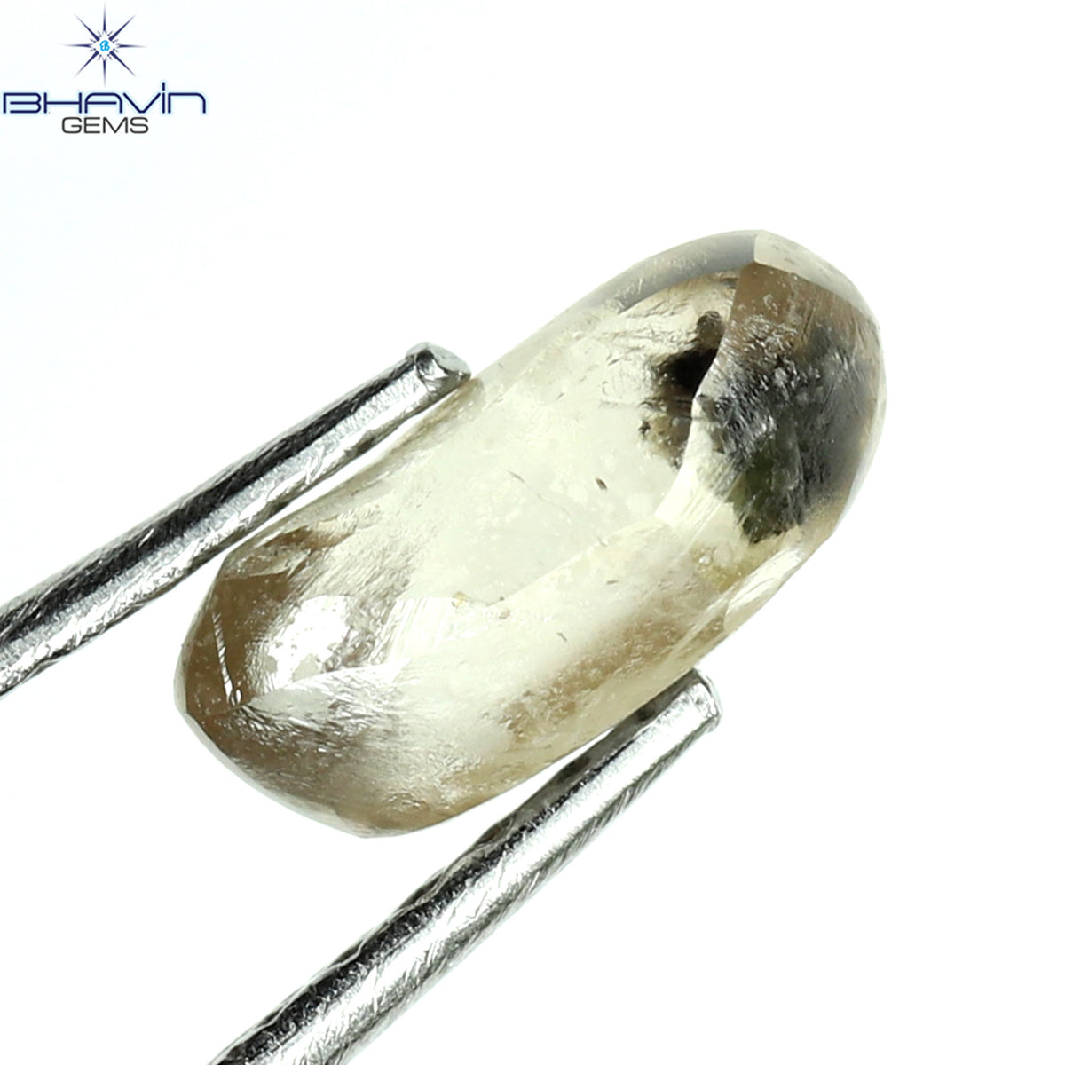0.84 CT ラフシェイプ ナチュラル ダイヤモンド ピンク色 SI クラリティ (7.26 MM)