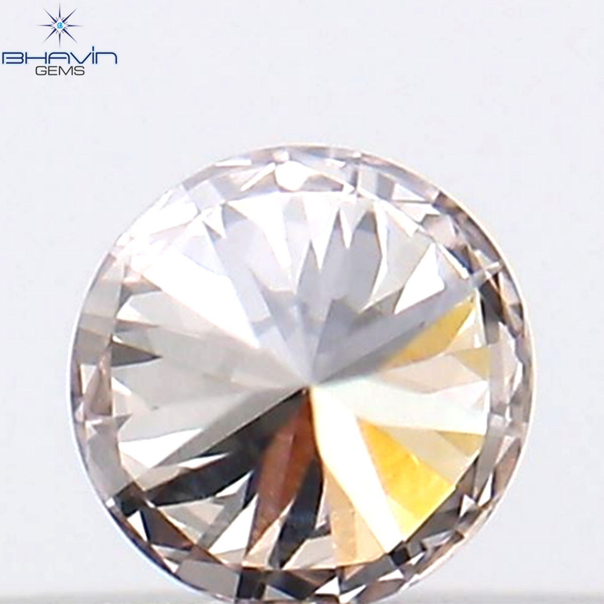 0.08 CT Natural Round Diamond Pink Color Clarity VS1 (2.81 MM)