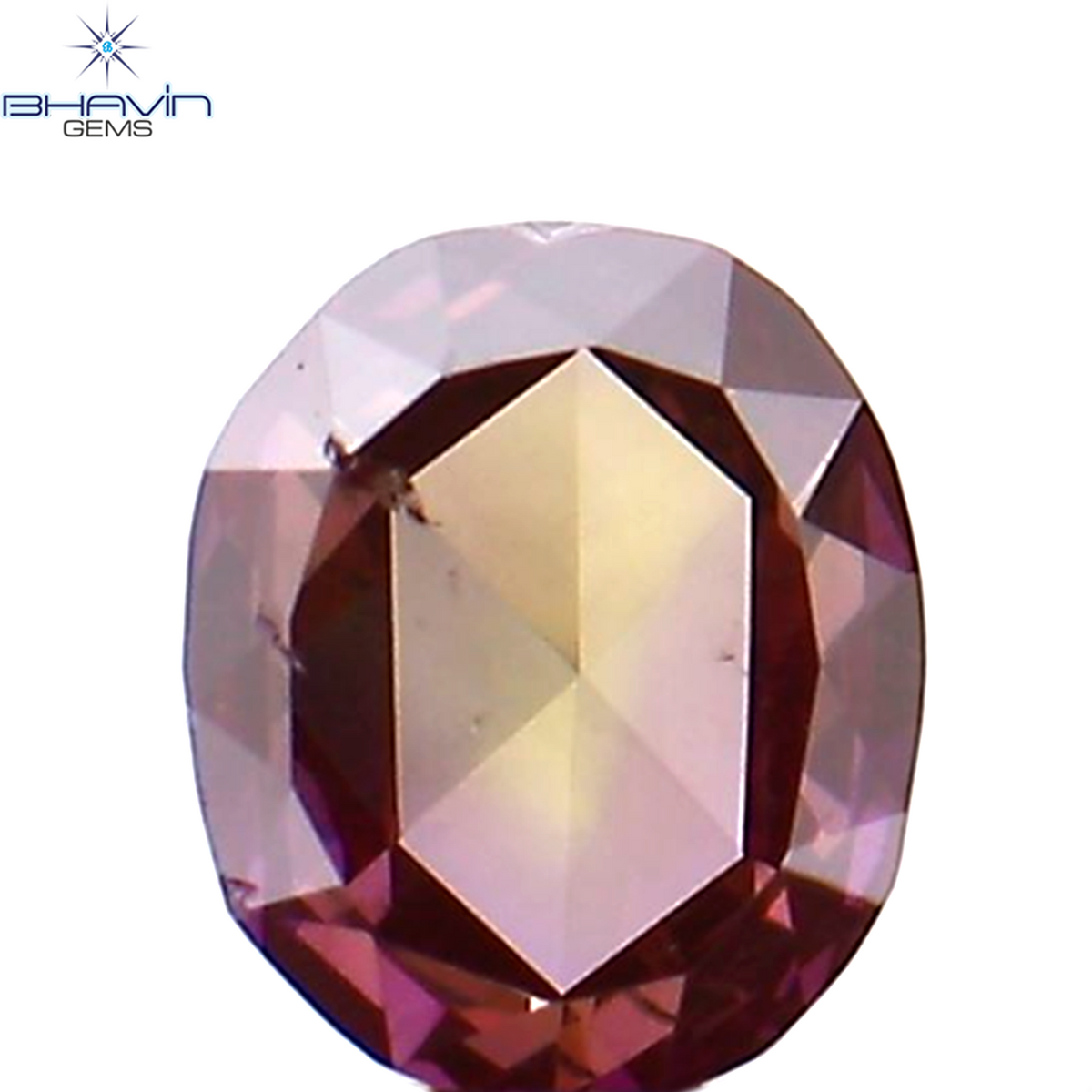 0.15 CT Natural Oval Diamond Enhanced Pink Color Clarity VS2 (3.50 MM)