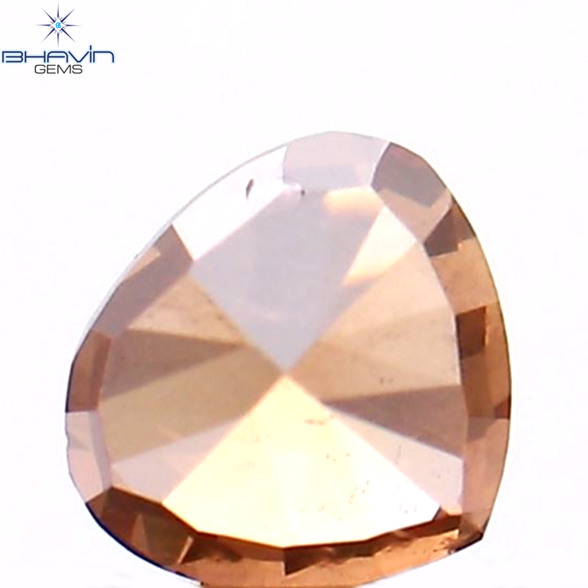 0.25 CT ハート シェイプ エンハンスト ピンク カラー ナチュラル ルース ダイヤモンド SI1 クラリティ (3.74 MM)