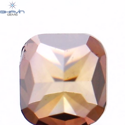0.25 CT Cushion Shape Natural Loose Diamond Enhanced Pink Color VS1 Clarity (3.24 MM)