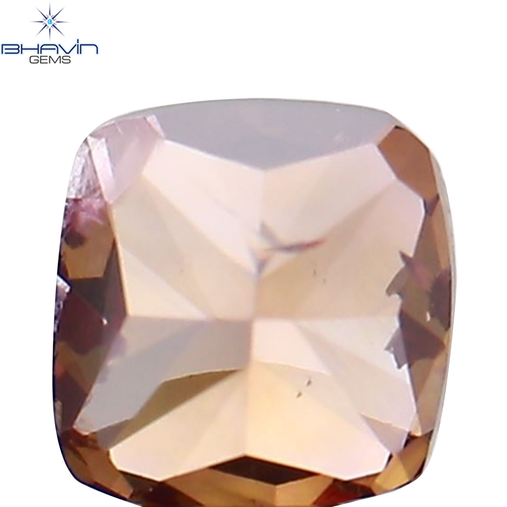 0.33 CT Cushion Shape Natural Loose Diamond Enhanced Pink Color SI2 Clarity (3.96 MM)
