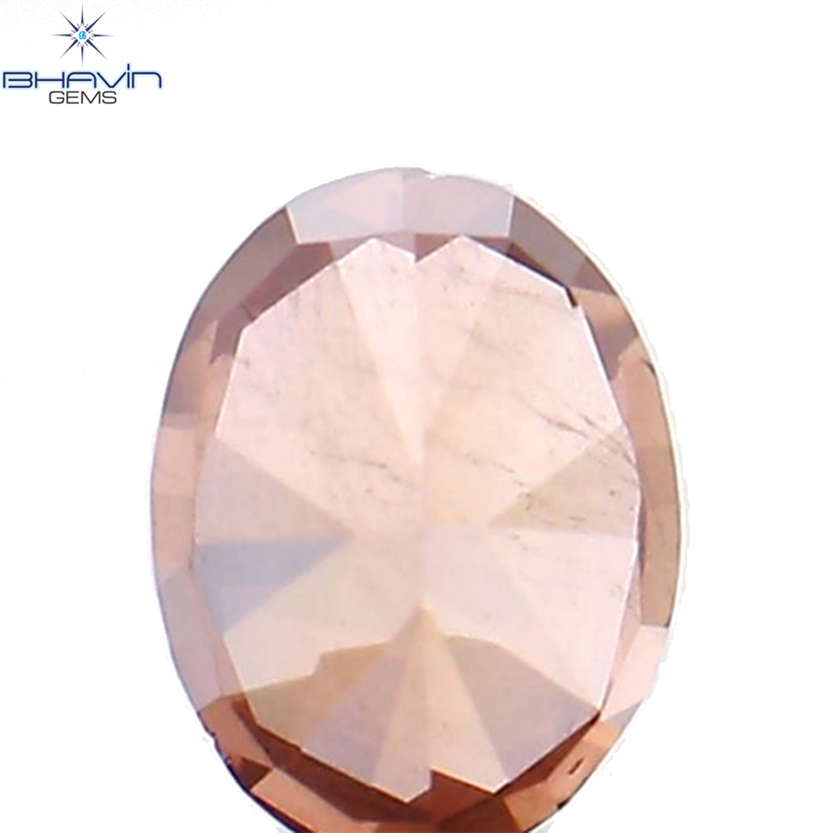 0.17 CT Natural Oval Diamond Enhanced Pink Color Clarity SI1 (3.81 MM)