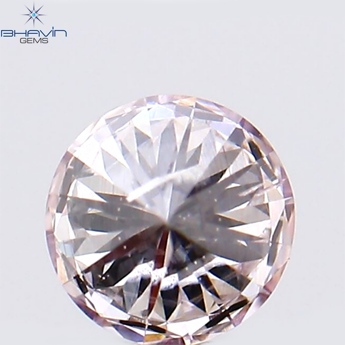 0.12 CT Natural Round Diamond Pink Color Clarity SI2 (3.30 MM)