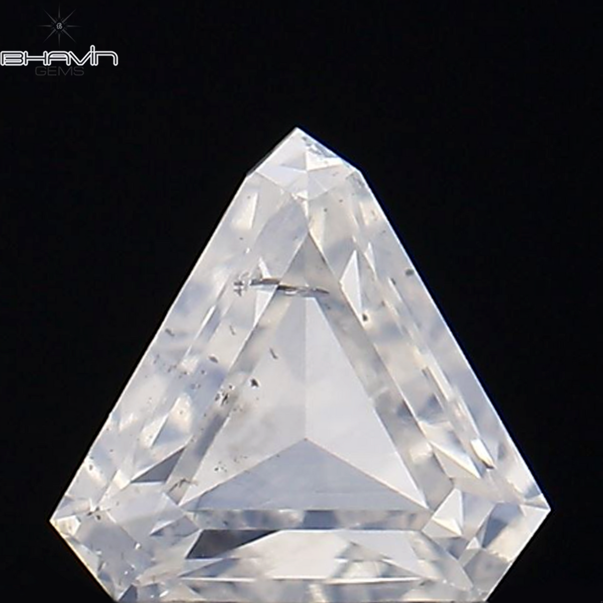 0.08 CT ラディアント シェイプ ナチュラル ダイヤモンド ピンク色 SI2 クラリティ (2.38 MM)
