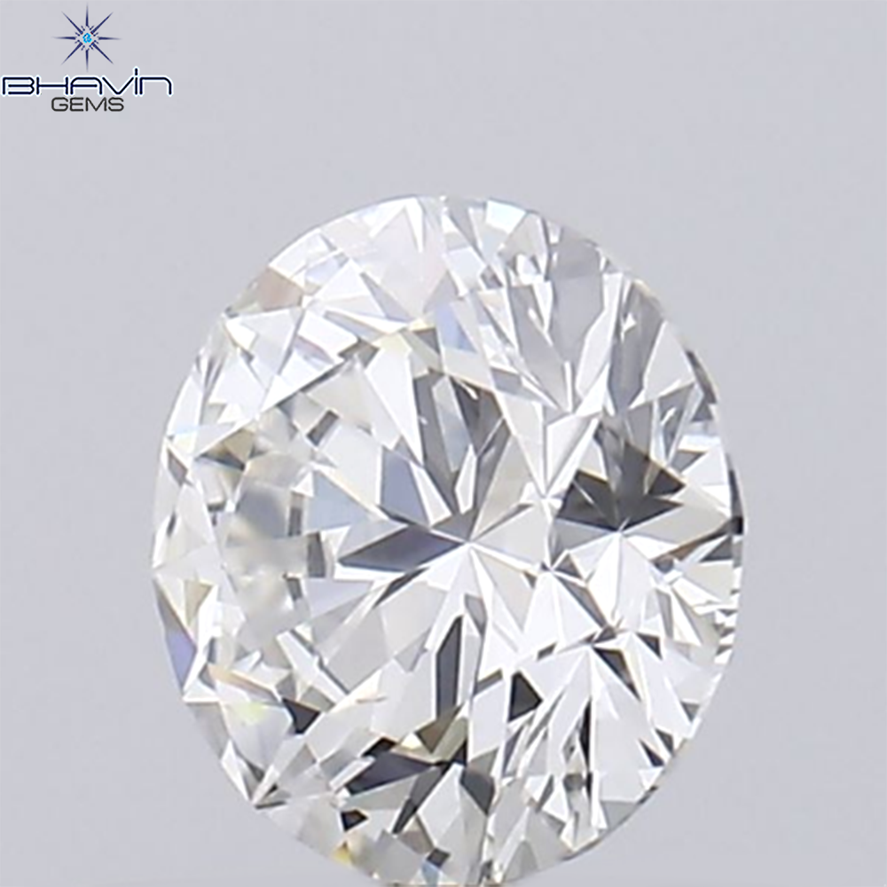 0.53 CT Natural Round Diamond Enhanced E Color Clarity VS1 (5.20 MM)