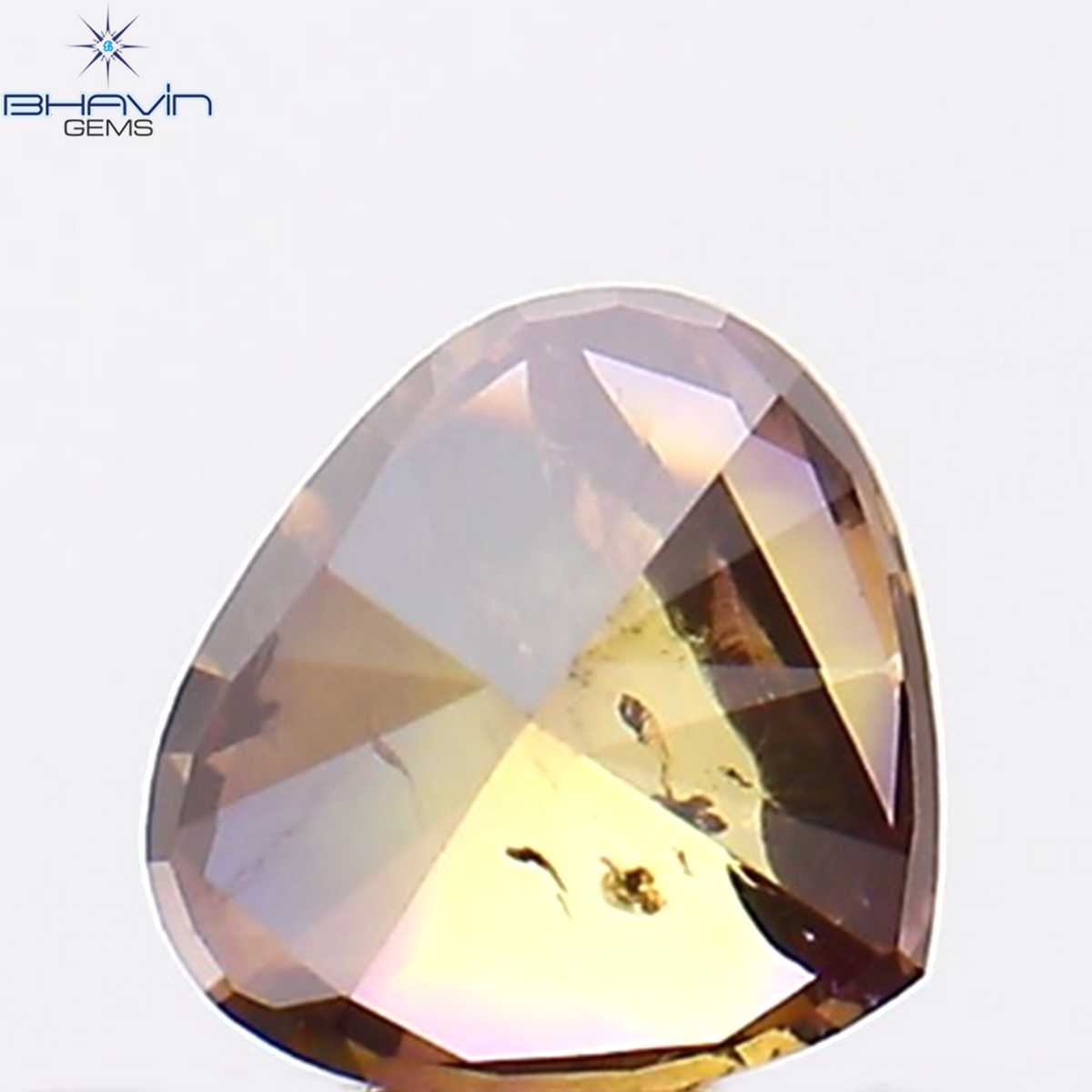 0.30 CT ハート シェイプ ピンク カラー ナチュラル ルース ダイヤモンド I1 クラリティ (4.23 MM)