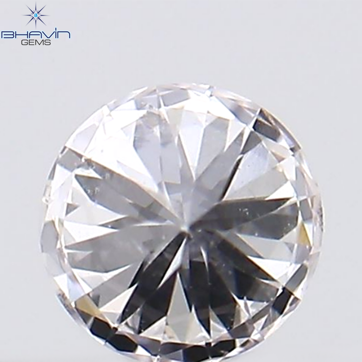 0.13 CT ラウンド シェイプ ナチュラル ダイヤモンド ピンク色 VS2 クラリティ (3.22 MM)