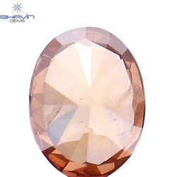 0.23 CT Oval Shape Natural Loose Diamond Pink Color SI1 Clarity (4.30 MM)