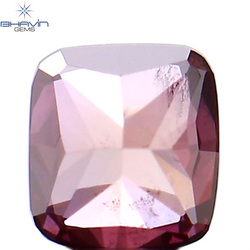 0.28 CT クッション シェイプ ナチュラル ルース ダイヤモンド 強化ピンク色 VS1 クラリティ (3.72 MM)