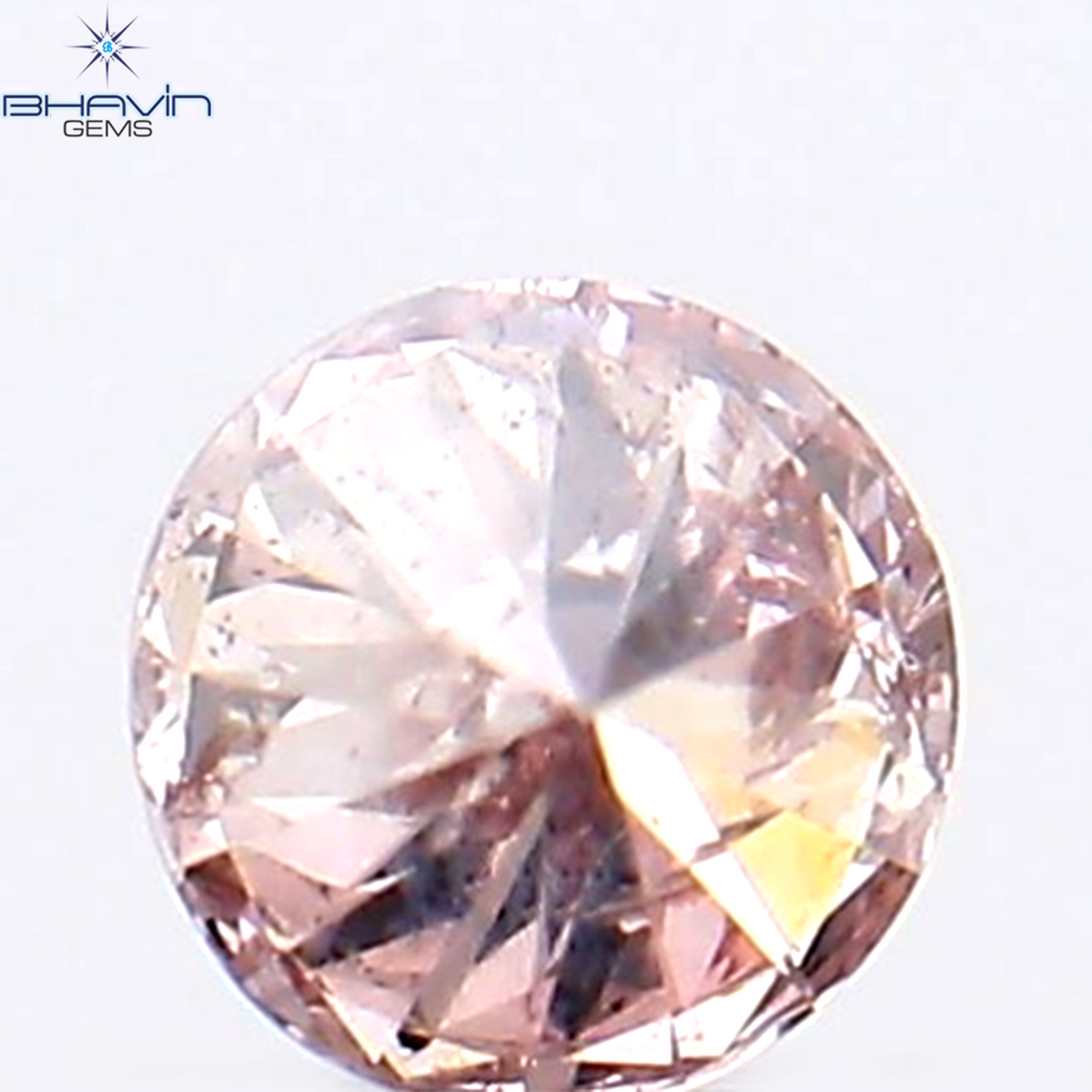 0.05 CT Natural Round Diamond Pink (Argyle) Color Clarity SI2 (2.36 MM)