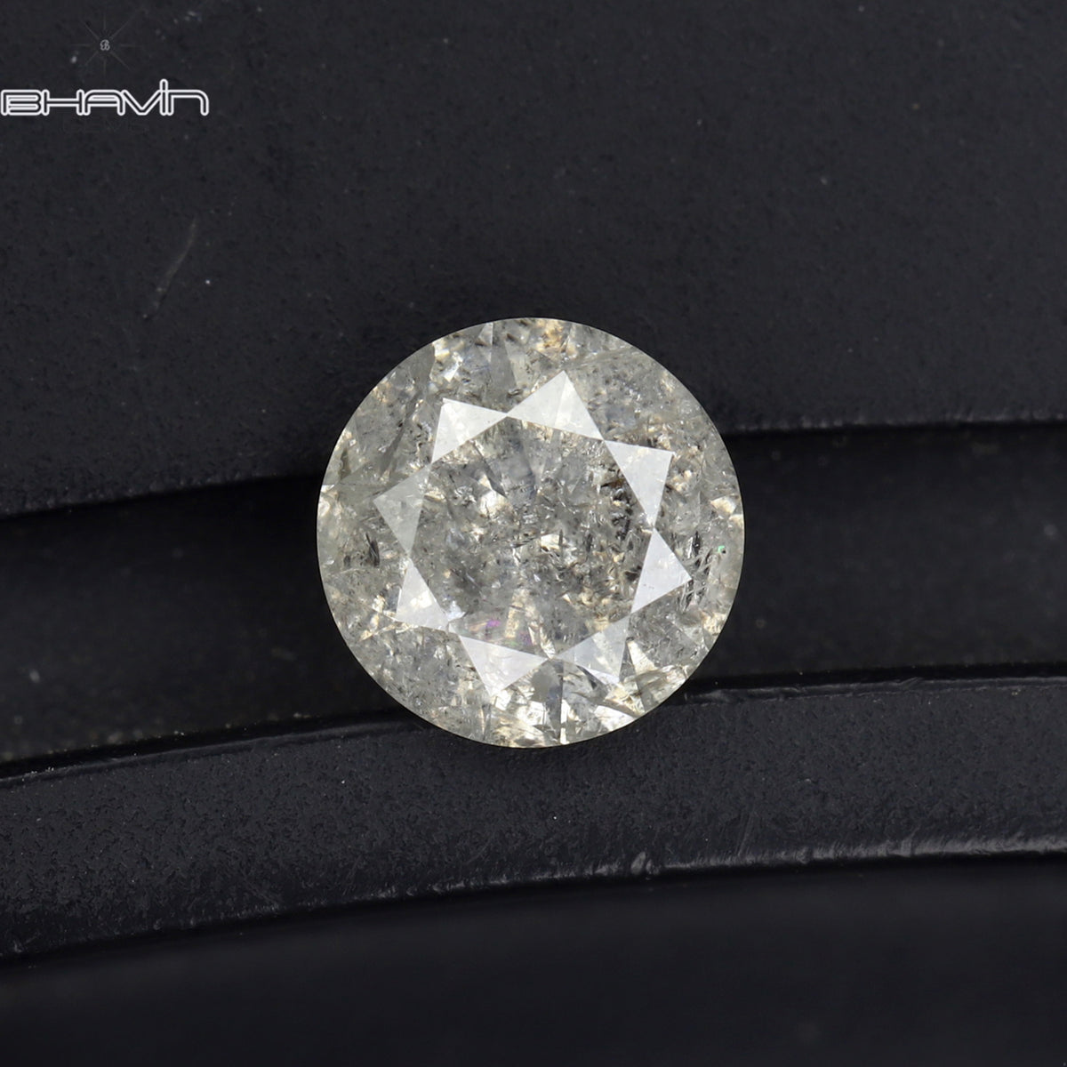 0.53 CT ラウンド シェイプ ナチュラル ルース ダイヤモンド ホワイト カラー I3 クラリティ (5.18 MM)