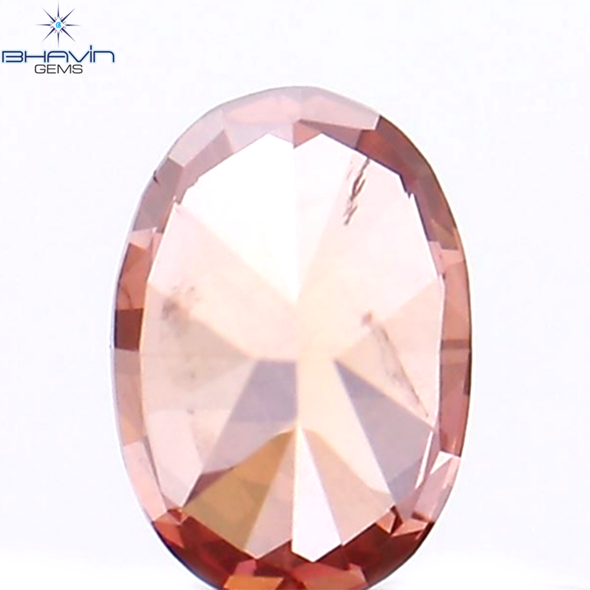 0.19 CT Natural Oval Diamond Enhanced Pink Color Clarity SI1 (4.16 MM)