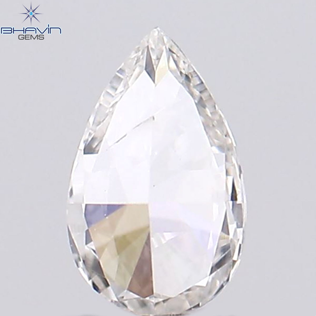 0.11 CT Natural Pear Diamond Pink Color Clarity VS2 (4.34 MM)