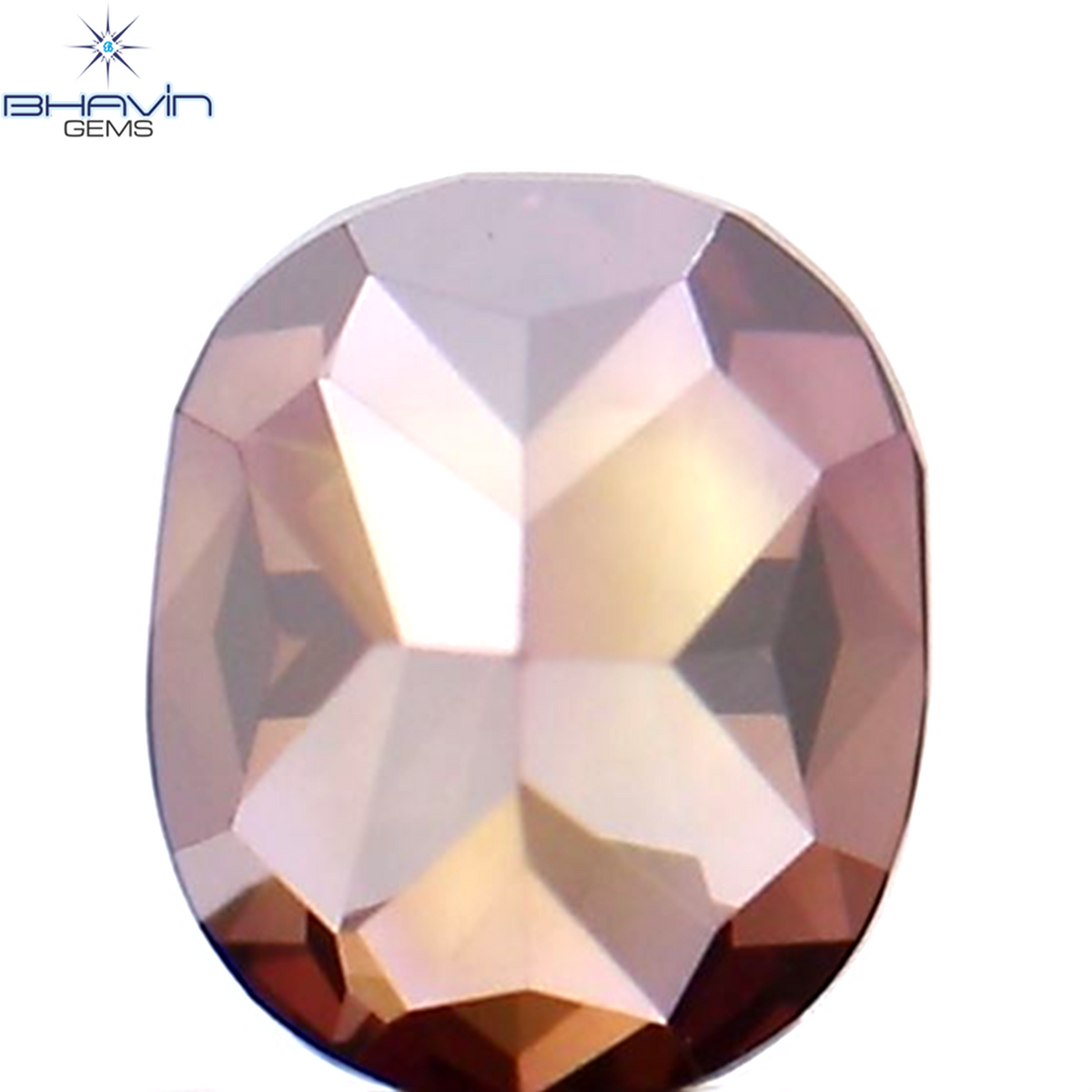 0.27 CT Natural Oval Diamond Enhanced Pink Color Clarity VS1 (3.91 MM)