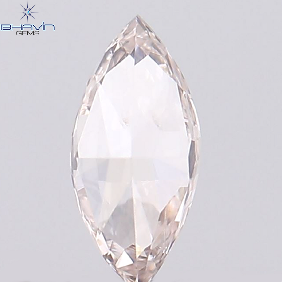 0.03 CT ペアシェイプ ナチュラル ダイヤモンド ピンク色 SI2 クラリティ (2.95 MM)