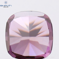 0.19 CT Cushion Shape Natural Loose Diamond Enhanced Pink Color VS1 Clarity (3.08 MM)