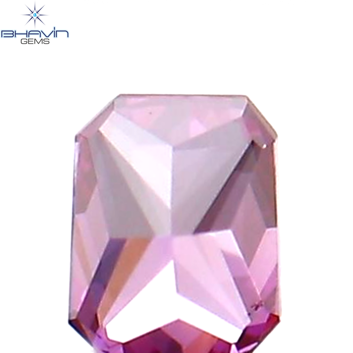 0.04 CT Natural Radiant Diamond Enhanced Pink Color Clarity VS1 (2.24 MM)