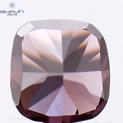0.17 CT Cushion Shape Natural Loose Diamond Pink Color VS1 Clarity (3.30 MM)
