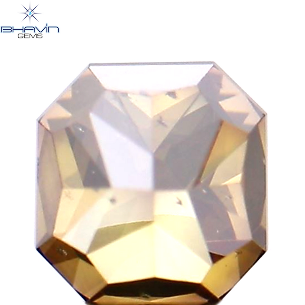 0.29 CT Radiant Shape Natural Diamond Pink Color SI1 Clarity (3.50 MM)