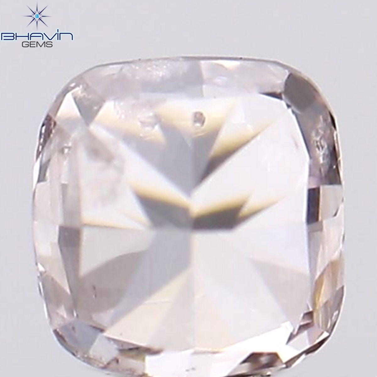 0.16 CT Natural Cushion Diamond Pink Color Clarity SI2 (3.00 MM)