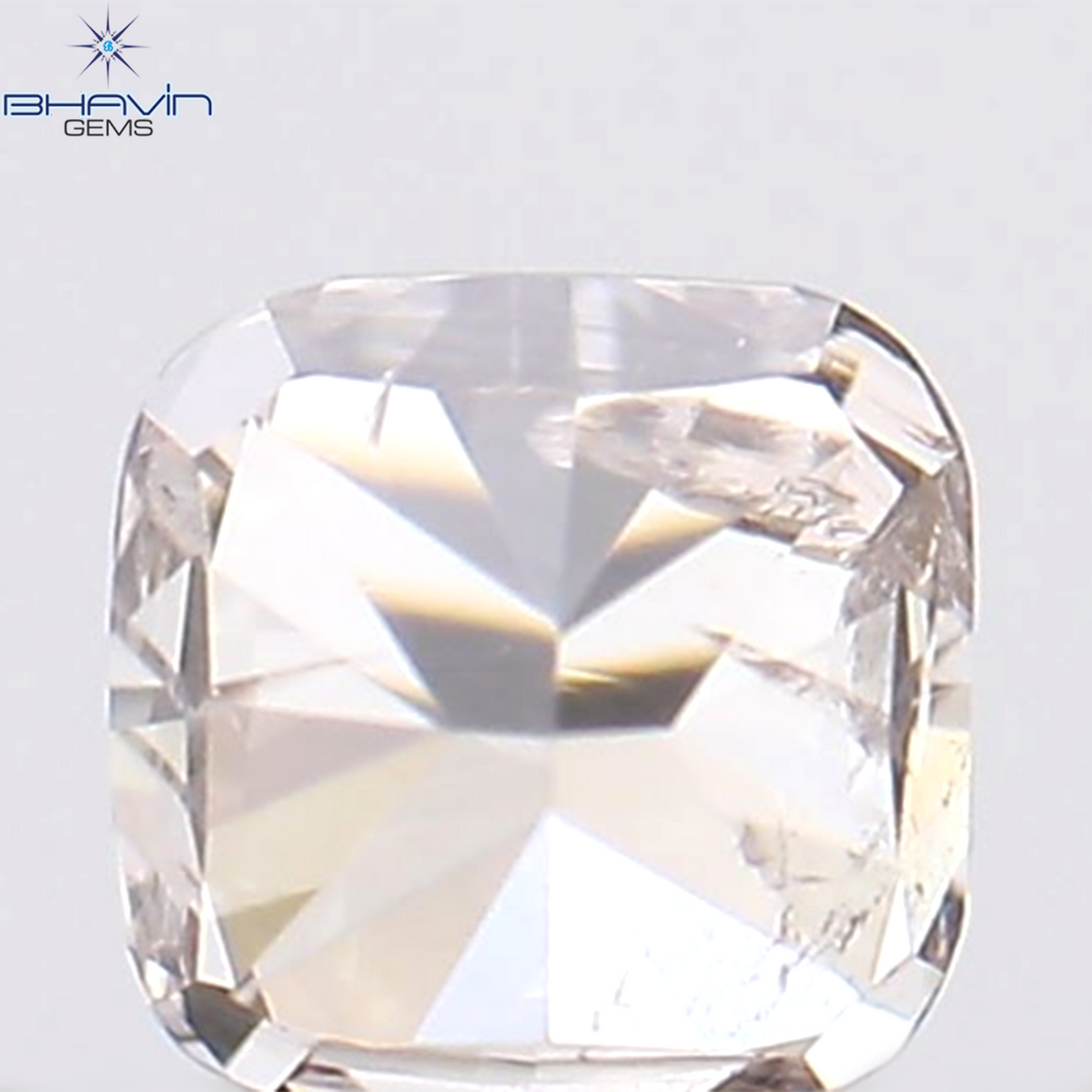 0.17 CT Natural Cushion Diamond Pink Color Clarity I1 (3.00 MM)