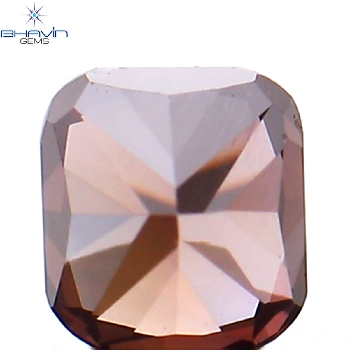 0.17 CT Natural Cushion Diamond Enhanced Pink Color Clarity VS1 (3.12 MM)