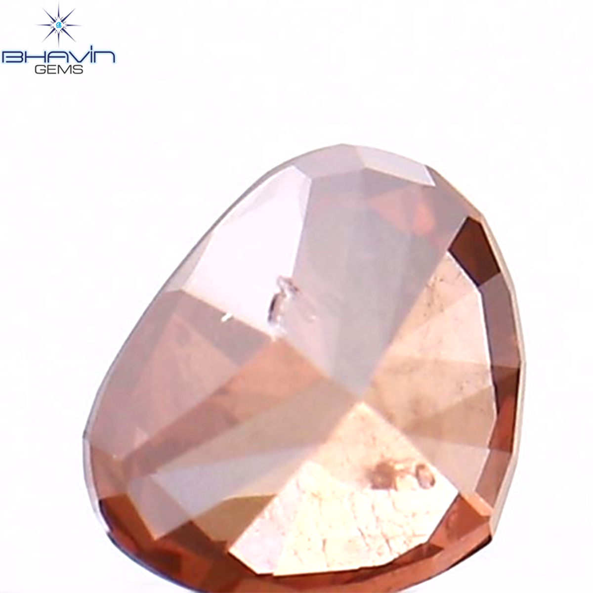 0.15 CT ハートシェイプ エンハンスト ピンク カラー ナチュラル ルース ダイヤモンド SI1 クラリティ (3.55 MM)