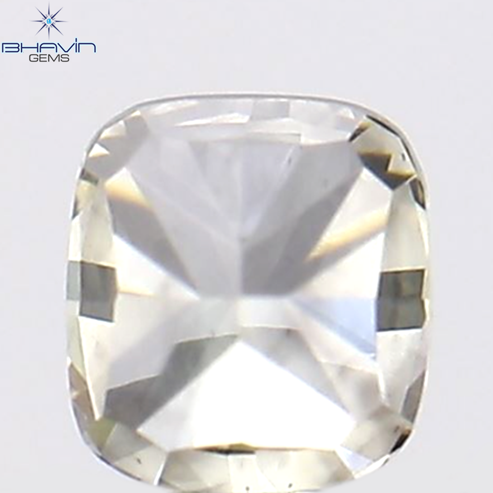 0.21 CT Cushion Shape Natural Diamond Gray Color VS1 Clarity (3.22 MM)