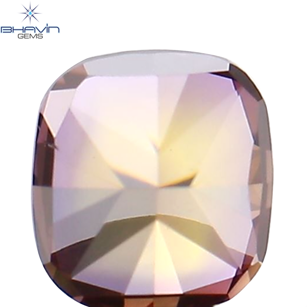0.35 CT Cushion Shape Natural Loose Diamond Enhanced Pink Color VS1 Clarity (3.95 MM)