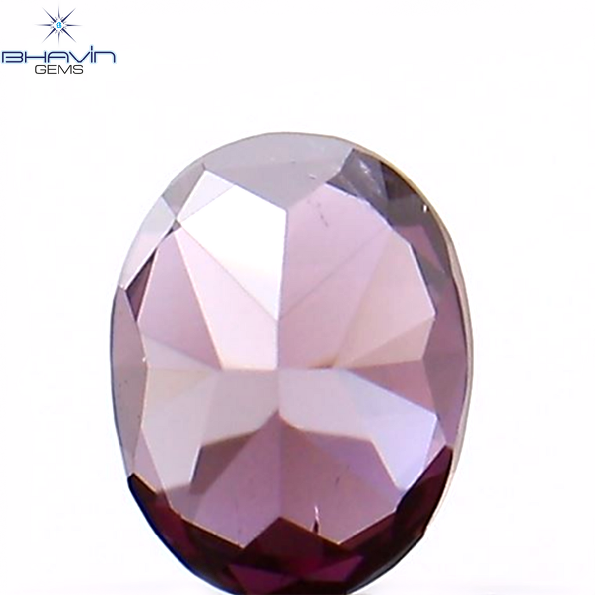 0.12 CT Natural Oval Diamond Enhanced Pink Color Clarity VS1 (3.40 MM)