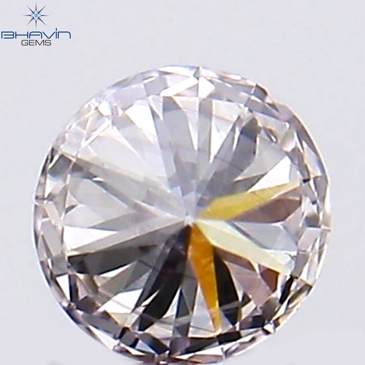 0.09 CT Natural Round Diamond Pink Color Clarity VS2 (2.63 MM)