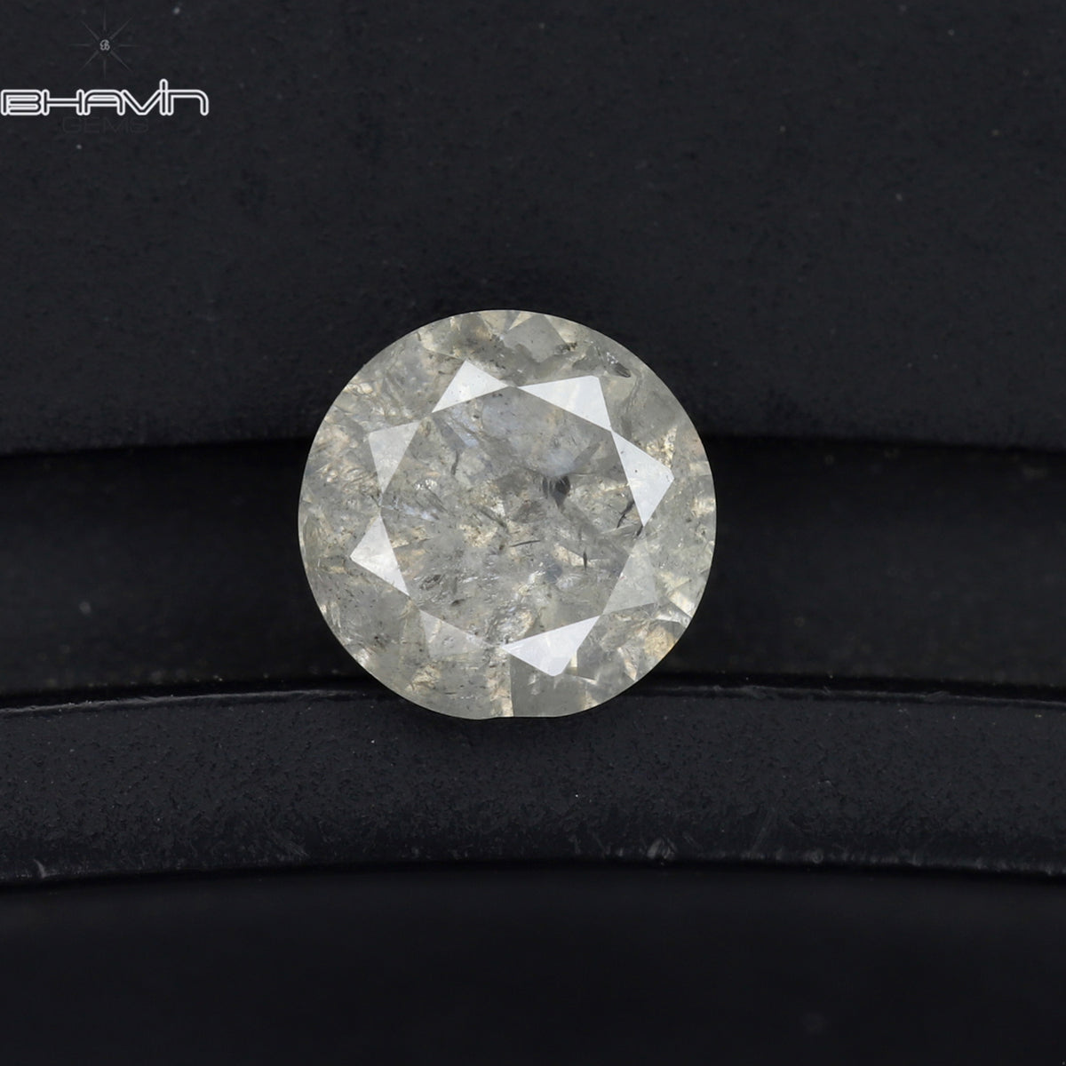 0.54 CT Natural Round Diamond White Color Clarity I3 (5.13 MM)