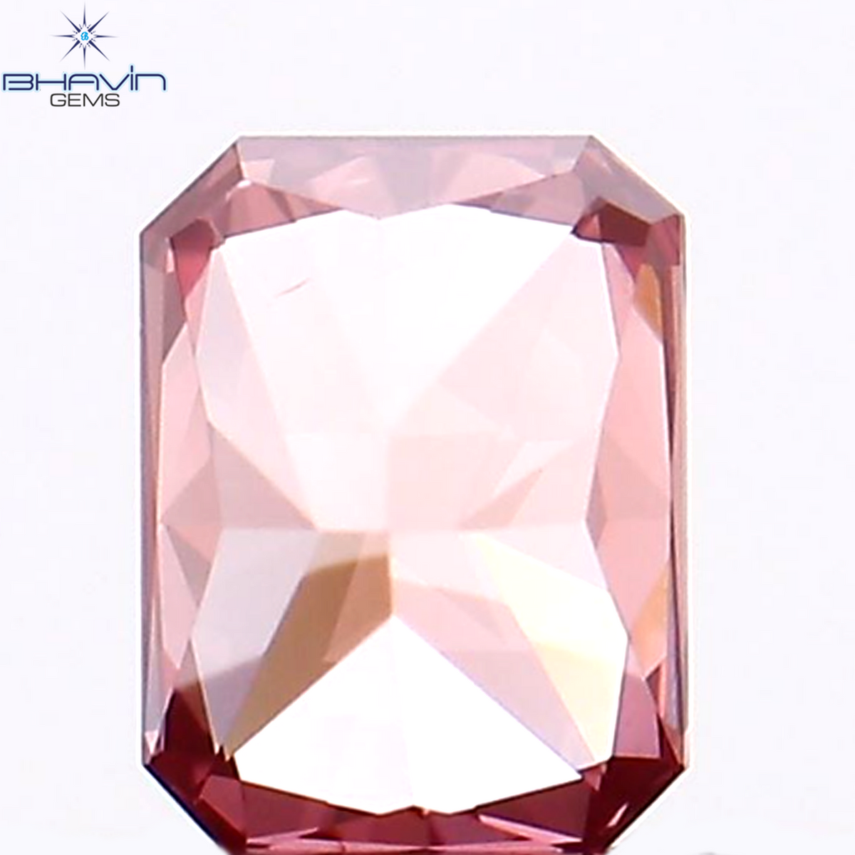 0.15 CT Natural Radiant Diamond Enhanced Pink Color Clarity VS1 (3.69 MM)