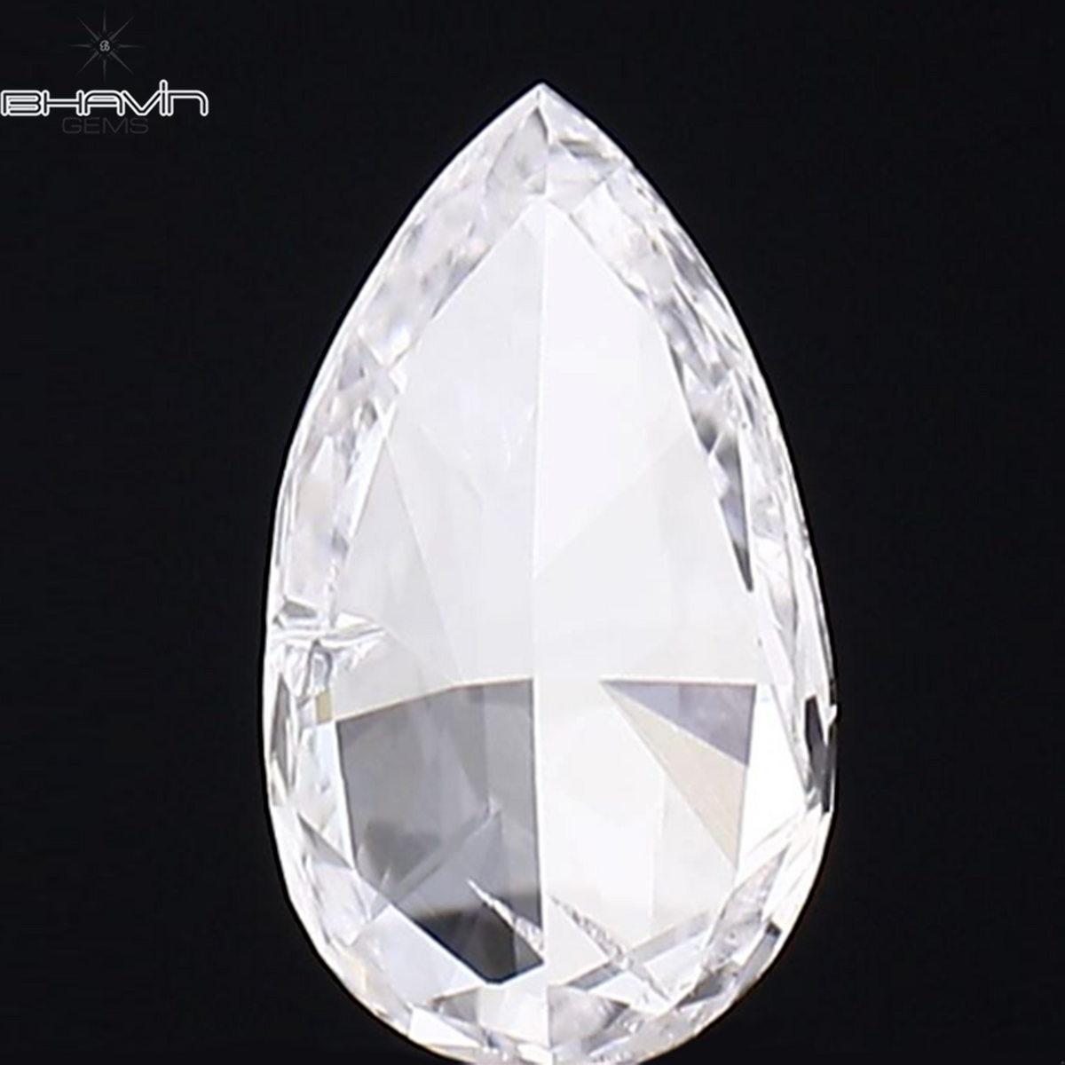 0.12 CT Natural Pear Diamond White Color Clarity SI1 (4.85 MM)