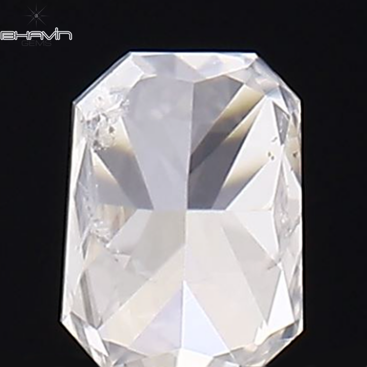 0.08 CT ラディアント シェイプ ナチュラル ダイヤモンド ピンク色 SI2 クラリティ (2.38 MM)
